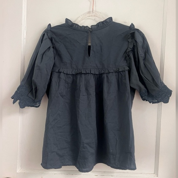 Cleobella Nicky Smocked Ruffle Organic
Cotton Top $168 Size S - Picture 4 of 6